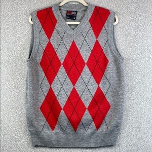 South Pole argyle sweater vest L
